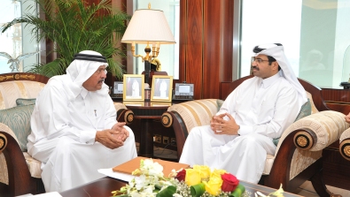  لقاء عمل مع سعادة الدكتور محمد بن صالح السادة، وزير الطاقة والصناعة