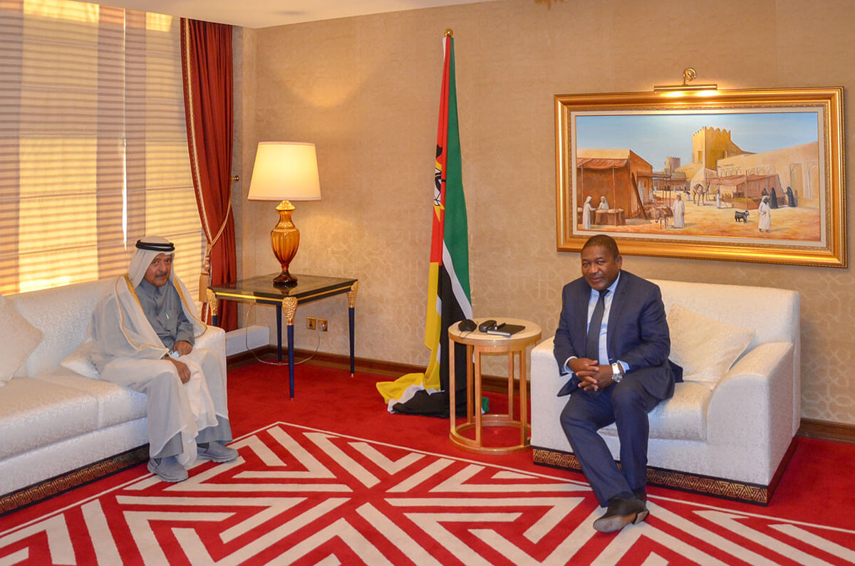 Meeting of the Qatari Businessmen Association with His Excellency Mr. Felipe Jacinto Nyusi, President of the Republic of Mozambique