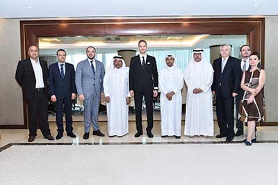 QBA meeting with H.E Mr. Ilan Laufer.Minister for Business Environment, Commerce and Entrepreneurship