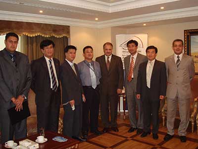 رابطة رجال الأعمال تجتمع بالوفد الكوري