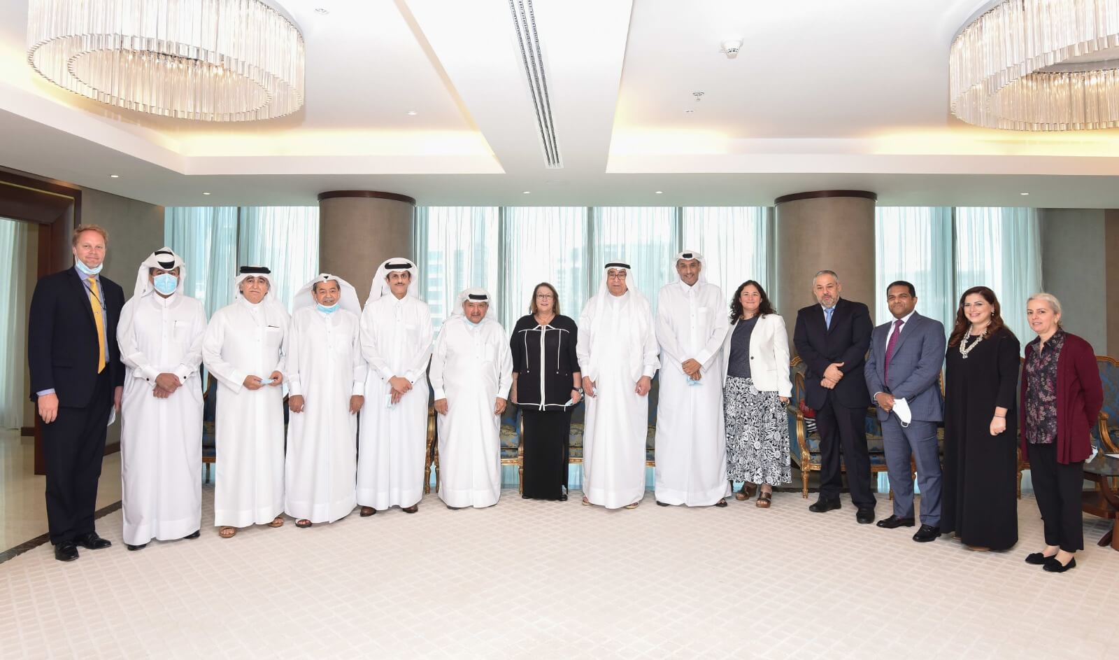 The Qatari Businessmen Association meeting with H.E. Ms. Greta Holtz, Charge’ d’ Affaires of the US Embassy in Doha